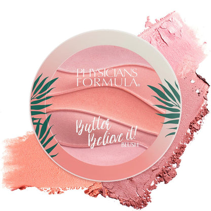 Physicians Formula Butter Believe It Blush Puder - Pink Sands | Murumuru Butter | Für empfindliche Haut | Dermatologisch getestet
