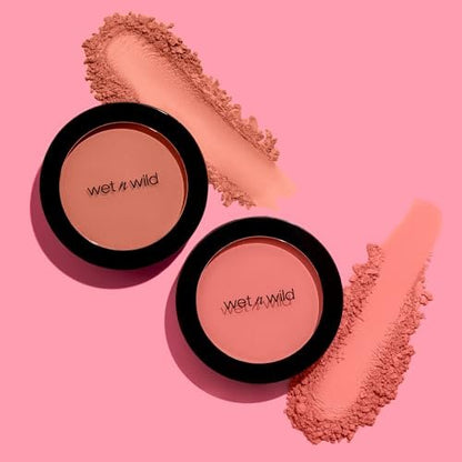 wet n wild Color Icon Blush in Pearlescent Pink – Mattes, natürliches Rouge mit Jojobaöl, vegan & tierversuchsfrei