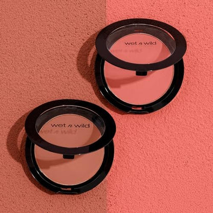 wet n wild Color Icon Blush in Pearlescent Pink – Mattes, natürliches Rouge mit Jojobaöl, vegan & tierversuchsfrei