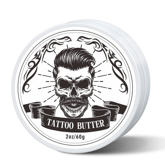 FUNAN Tattoo Butter Aftercare Cream – Natürliche Tattoo-Pflegecreme für Vor, Während und Nach dem Tätowieren – 60 ml