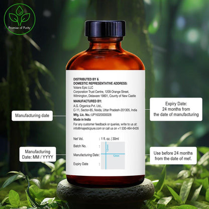 Majestic Pure Teebaumöl – 100 % reines und natürliches ätherisches Öl mit Glaspipette – 30 ml