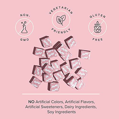 Chewsy - Beautiful Hair - Unterstützung für stärkeres, gesundes Haar - mit Biotin, Schachtelhalmextrakt, Goji-Beere & Vitaminen - Himbeer-Geschmack, 30-Tage-Vorrat