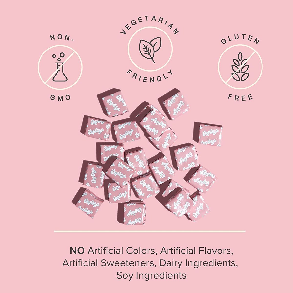 Chewsy - Beautiful Hair - Unterstützung für stärkeres, gesundes Haar - mit Biotin, Schachtelhalmextrakt, Goji-Beere & Vitaminen - Himbeer-Geschmack, 30-Tage-Vorrat