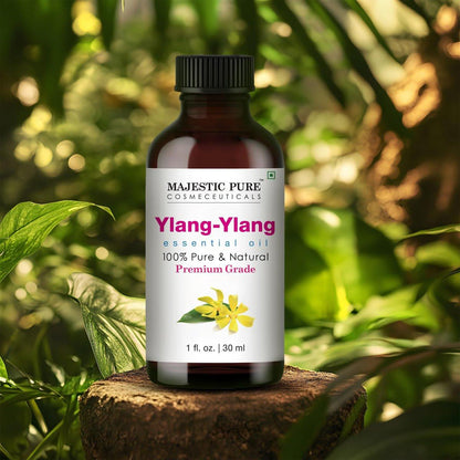 Majestic Pure Ylang Ylang Ätherisches Öl mit Glaspipette - 100% rein und natürlich - 30 ml