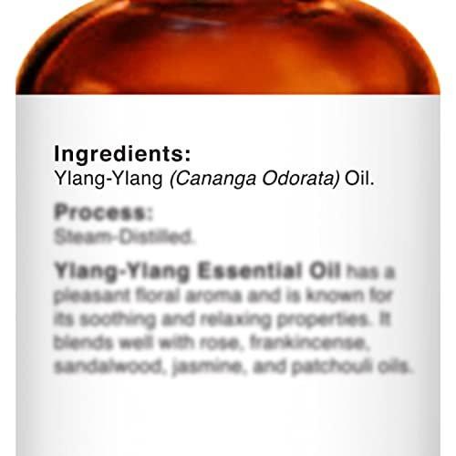 Majestic Pure Ylang Ylang Ätherisches Öl mit Glaspipette - 100% rein und natürlich - 30 ml