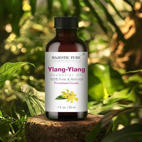 Majestic Pure Ylang Ylang Ätherisches Öl mit Glaspipette - 100% rein und natürlich - 30 ml