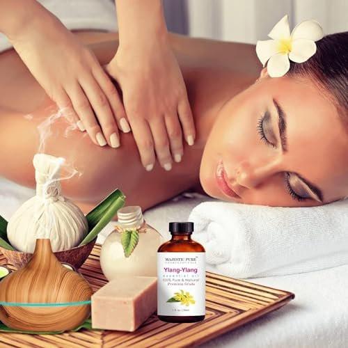 Majestic Pure Ylang Ylang Ätherisches Öl mit Glaspipette - 100% rein und natürlich - 30 ml