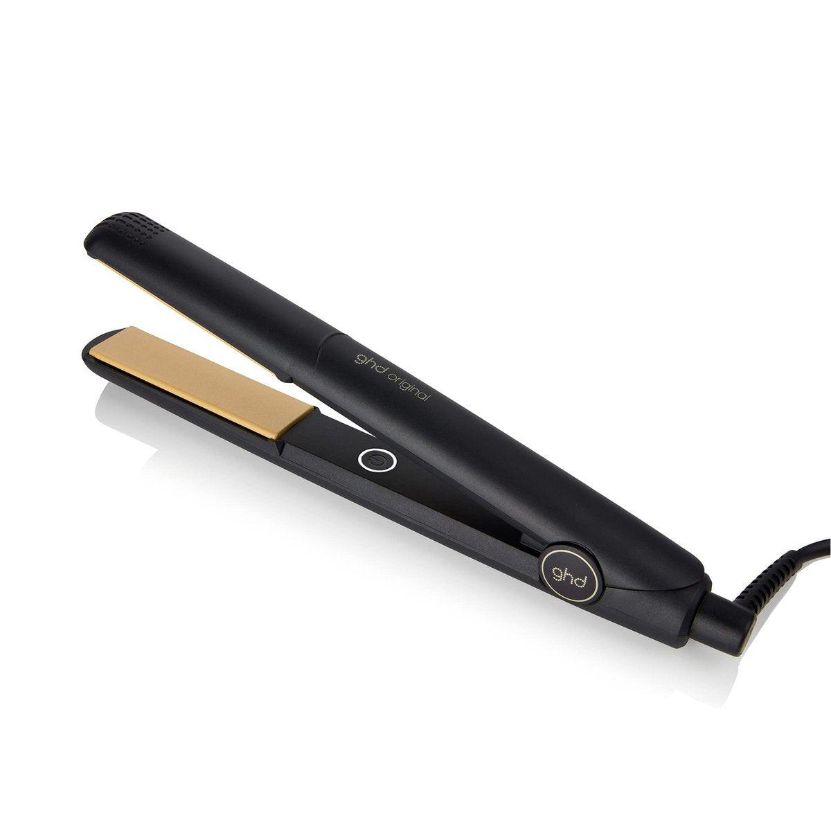 ghd Original Styler 1 Zoll Glätteisen – Keramik-Hitzetechnologie, 365°F sichere Styling-Temperatur, glatte Glanzplatten, schnelles Aufheizen und Auto-Sleep-Modus – Schwarz