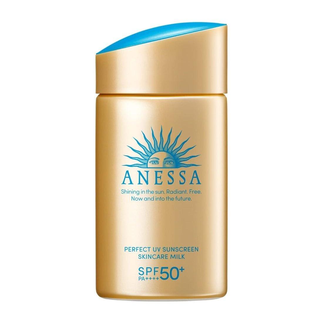 Anessa Perfect UV Skin Care Milk N Sonnenschutz für Körper 60ml – 2022 Modell, Gold