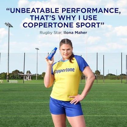 Coppertone Sport Sonnenspray SPF 15 – wasserfestes Breitband-Sonnenspray, 3er-Pack mit je 5,5 oz