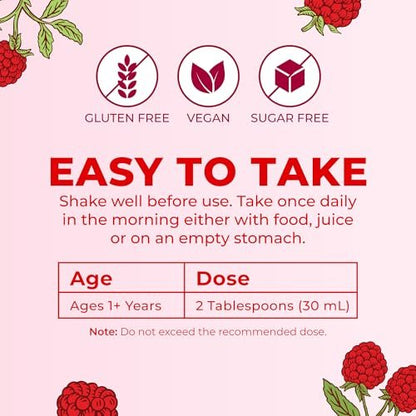 MARYRUTH'S Flüssiges Multivitamin für Frauen, Männer & Kinder | Vitamin A C D E B6 B12 Biotin Zink | Immunsystem | Energiestoffwechsel | 15+ Nährstoffe | Vegan | Ohne Gentechnik | Glutenfrei | Zuckerfrei | 15 Portionen