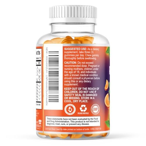 Probiotische Gummibärchen für Frauen & Männer – Hochwertige Multi-Stamm-Probiotika für Darm- & Verdauungsgesundheit, gegen gelegentliche Blähungen – Tägliches Acidophilus-Präparat – 60 Gummibärchen