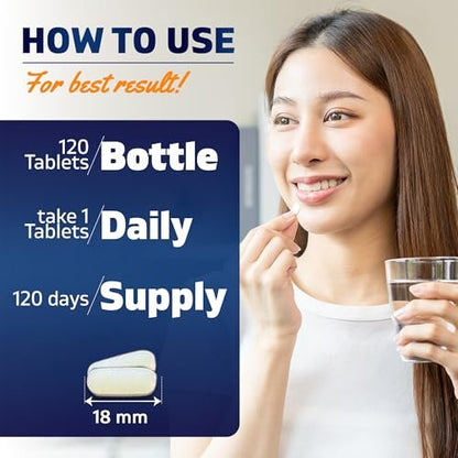 Vitamatic L-Theanin 200mg mit Koffein 100mg – 120 vegane Tabletten, Nootropikum für fokussierte Energie & geistige Klarheit