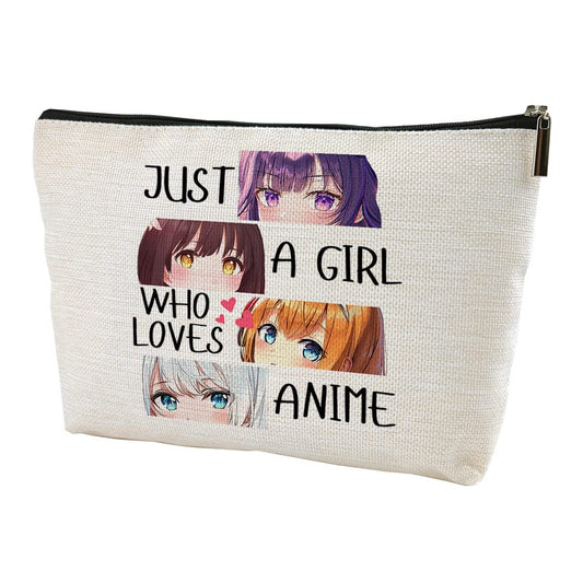 Anime-Fan Make-up-Tasche – Geschenk für Mädchen, die Anime lieben, Reise-Kosmetiktasche