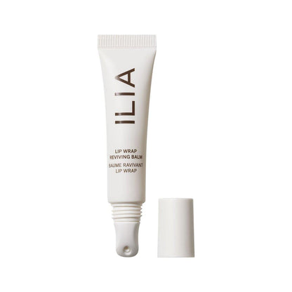 ILIA Lip Wrap Reviving Balm – Feuchtigkeitsspendender Lippenbalsam mit Hyaluronsäure, glättend & polsternd, 0,23 Fl Oz (Lucid | Klar)