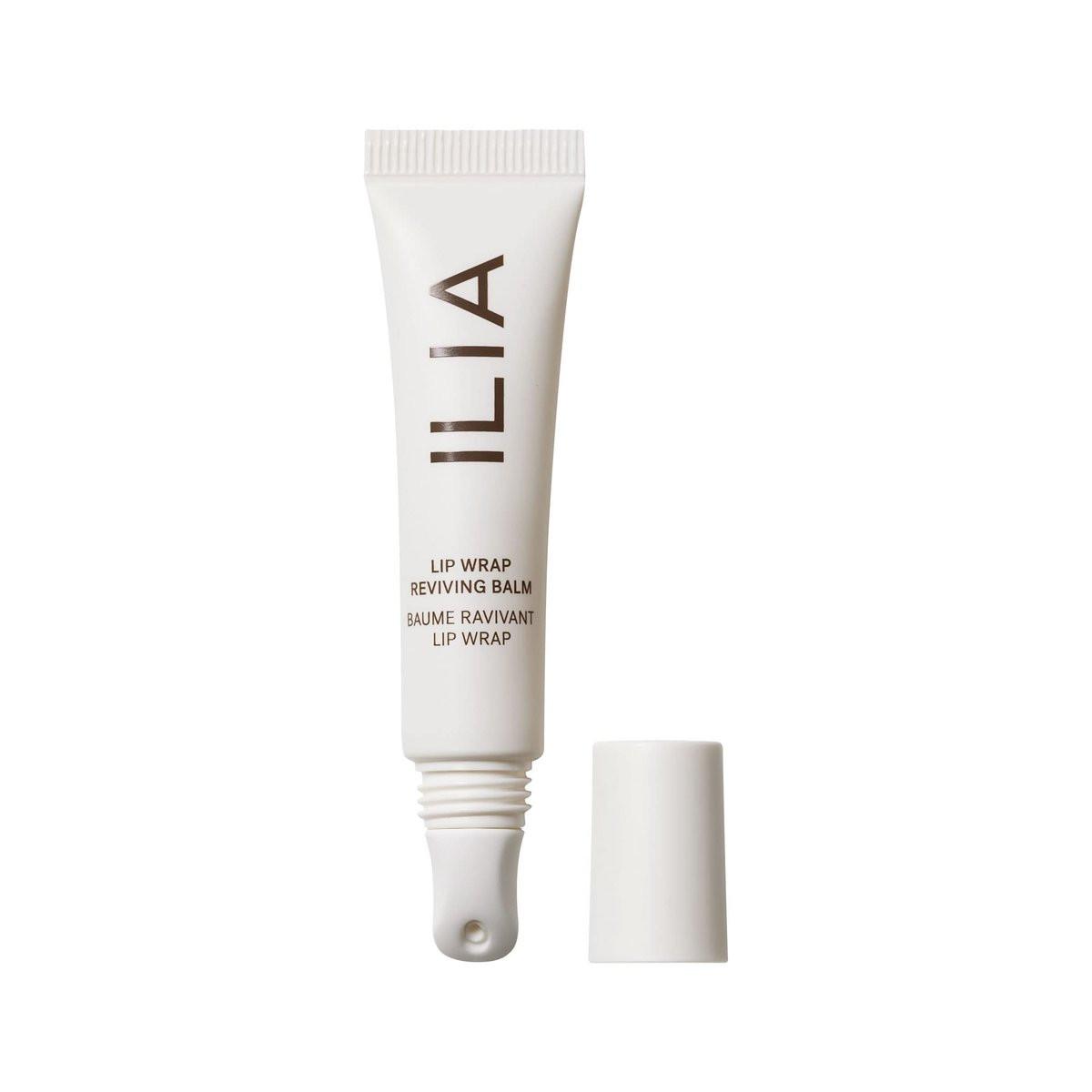 ILIA Lip Wrap Reviving Balm – Feuchtigkeitsspendender Lippenbalsam mit Hyaluronsäure, glättend & polsternd, 0,23 Fl Oz (Lucid | Klar)