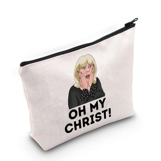 WZMPA Pam Kosmetiktasche – Oh My Christ Design für Fans von Gavin & Stacey