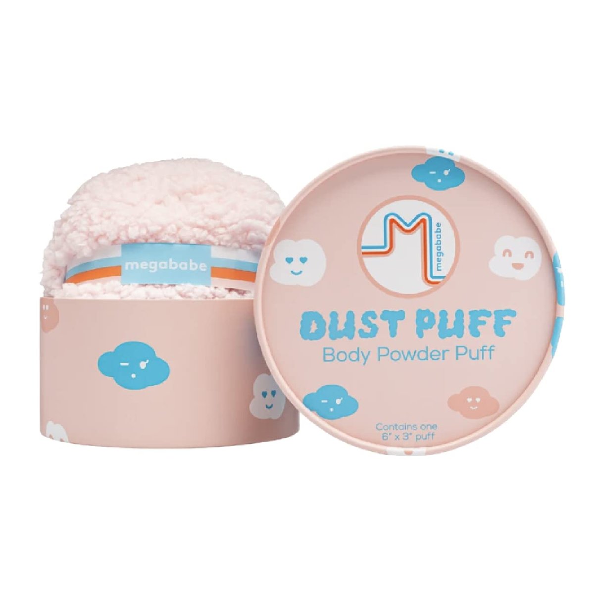 Megababe Body Powder Applicator – Oversize Puderquaste (6" x 3") aus Fleece – Puder separat erhältlich
