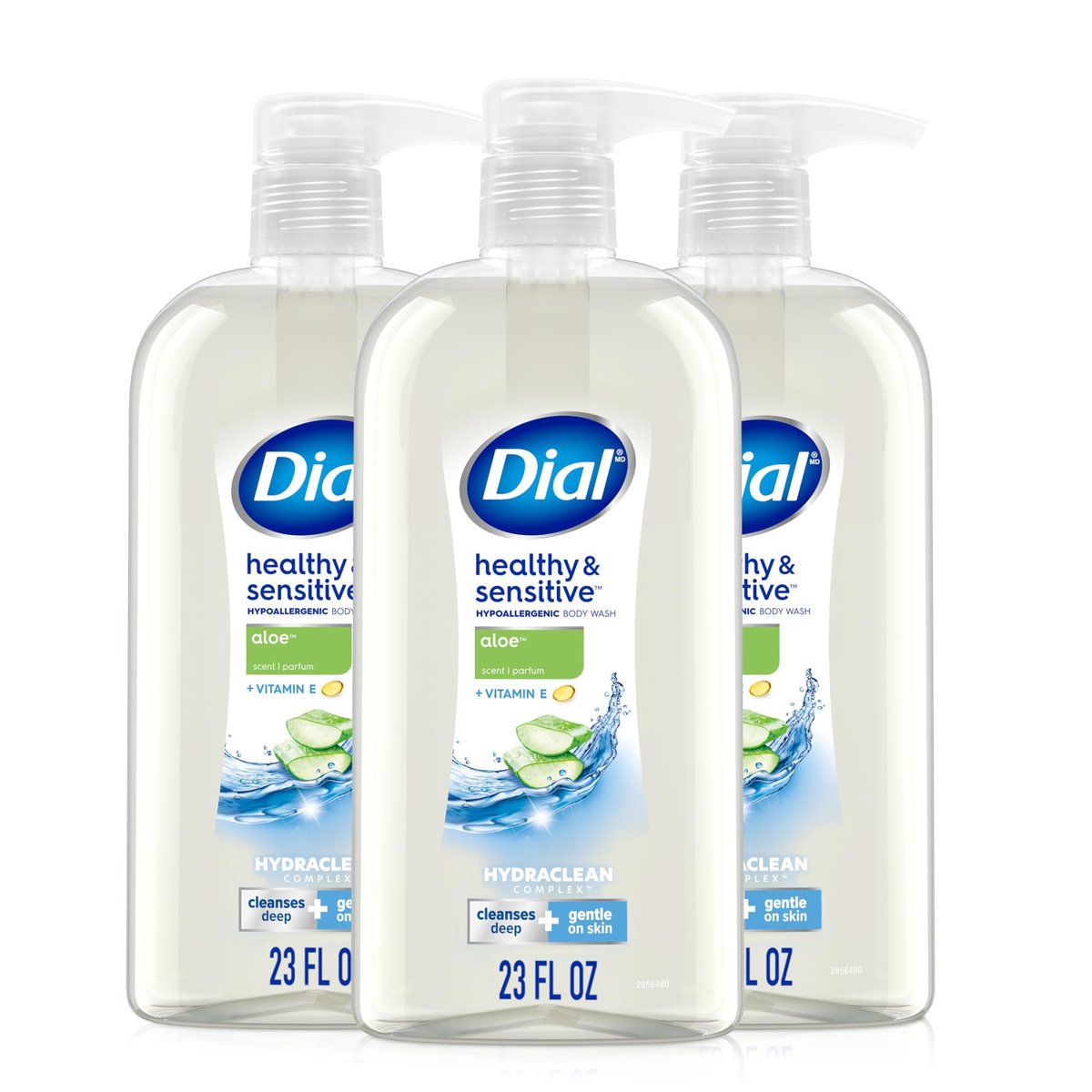 Dial Duschgel Healthy & Sensitive Aloe Duft, 23 fl oz, 3er-Pack