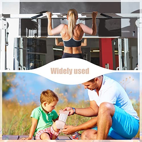 BBTO 4 Rollen Elastisches Klebeband, Selbstklebender Verband, Flexible Stretchbandage für Sport, Knöchel, Knie und Handgelenk, Tierpflege, 5 Yard (4 Zoll Breite)