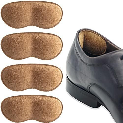 Dr.Foot Fersenschutz-Einlagen für Damen und Herren, selbstklebende Fersenpolster verhindern Rutschen, Reiben, Blasen, Fußschmerzen und verbessern die Passform – 2 Paar (Braun)