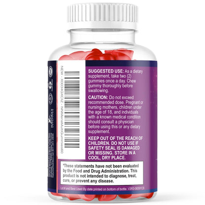 Multivitamin für Männer – Tägliche Vitamin-Gummis mit Vitamin D, B-Vitaminen, Zink & mehr – Unterstützung für Energie, Gedächtnis, Fokus und Immunsystem – 13 essentielle Vitamine & Mineralstoffe – 60 Kapseln