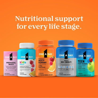 One A Day Multivitamin für Frauen – Tägliche Vitamine mit Biotin, Calcium, Folsäure, Eisen & Zink, Komplette Frauenvitamine, 200 Stück