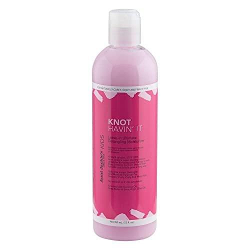 Aunt Jackie’s Kinder Haarprodukte Set – 5 Produkte in Originalgröße für einfacheres Kämmen, Styling & Pflege – Mit natürlichen Kräuter- & Pflanzeninhaltsstoffen (12 oz, 15 oz, 8 oz)