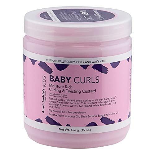 Aunt Jackie’s Kinder Haarprodukte Set – 5 Produkte in Originalgröße für einfacheres Kämmen, Styling & Pflege – Mit natürlichen Kräuter- & Pflanzeninhaltsstoffen (12 oz, 15 oz, 8 oz)