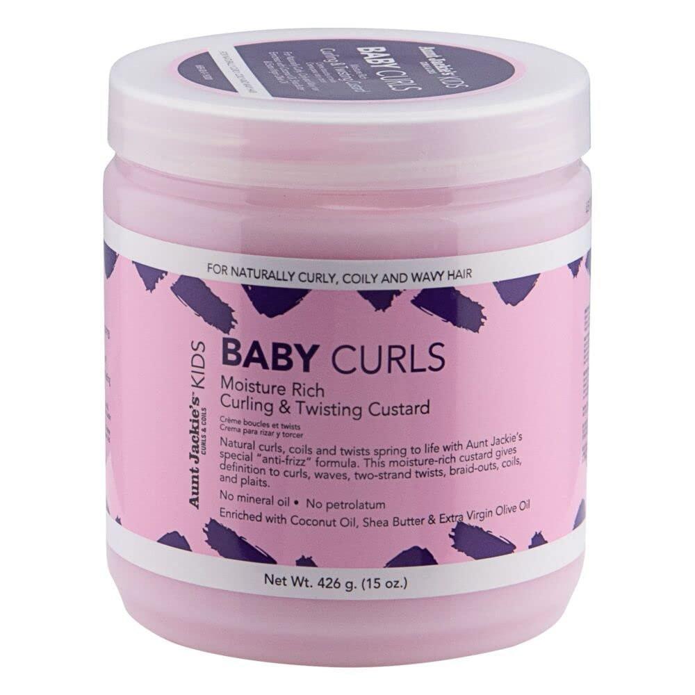 Aunt Jackie’s Kinder Haarprodukte Set – 5 Produkte in Originalgröße für einfacheres Kämmen, Styling & Pflege – Mit natürlichen Kräuter- & Pflanzeninhaltsstoffen (12 oz, 15 oz, 8 oz)