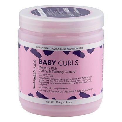 Aunt Jackie’s Kinder Haarprodukte Set – 5 Produkte in Originalgröße für einfacheres Kämmen, Styling & Pflege – Mit natürlichen Kräuter- & Pflanzeninhaltsstoffen (12 oz, 15 oz, 8 oz)