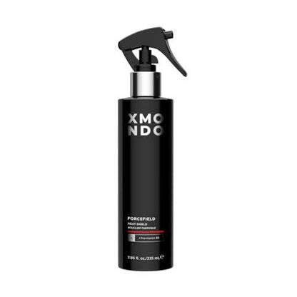 XMONDO Hair Forcefield Heat Shield – Hitzeschutz für bis zu 260°C, verkürzt die Trockenzeit, für Glanz und Geschmeidigkeit, 240 ml