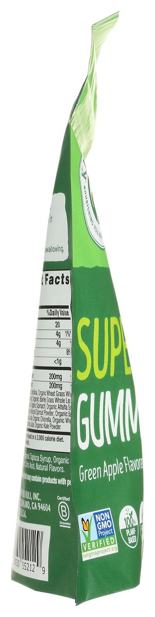 Kuli Kuli Super Energy Gummies – Moringa-Energie-Gummis, koffeinfrei, 60 Stück, Non-GMO, glutenfrei