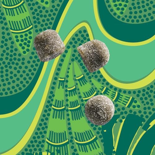 Kuli Kuli Super Energy Gummies – Moringa-Energie-Gummis, koffeinfrei, 60 Stück, Non-GMO, glutenfrei