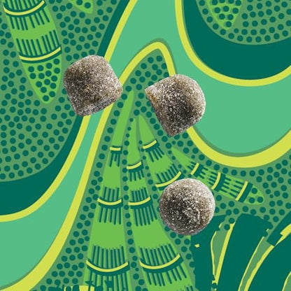 Kuli Kuli Super Energy Gummies – Moringa-Energie-Gummis, koffeinfrei, 60 Stück, Non-GMO, glutenfrei