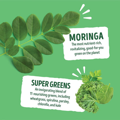 Kuli Kuli Super Energy Gummies – Moringa-Energie-Gummis, koffeinfrei, 60 Stück, Non-GMO, glutenfrei