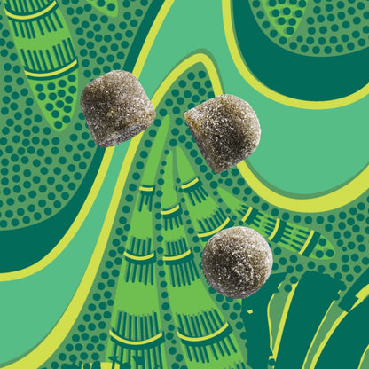 Kuli Kuli Super Energy Gummies – Moringa-Energie-Gummis, koffeinfrei, 60 Stück, Non-GMO, glutenfrei