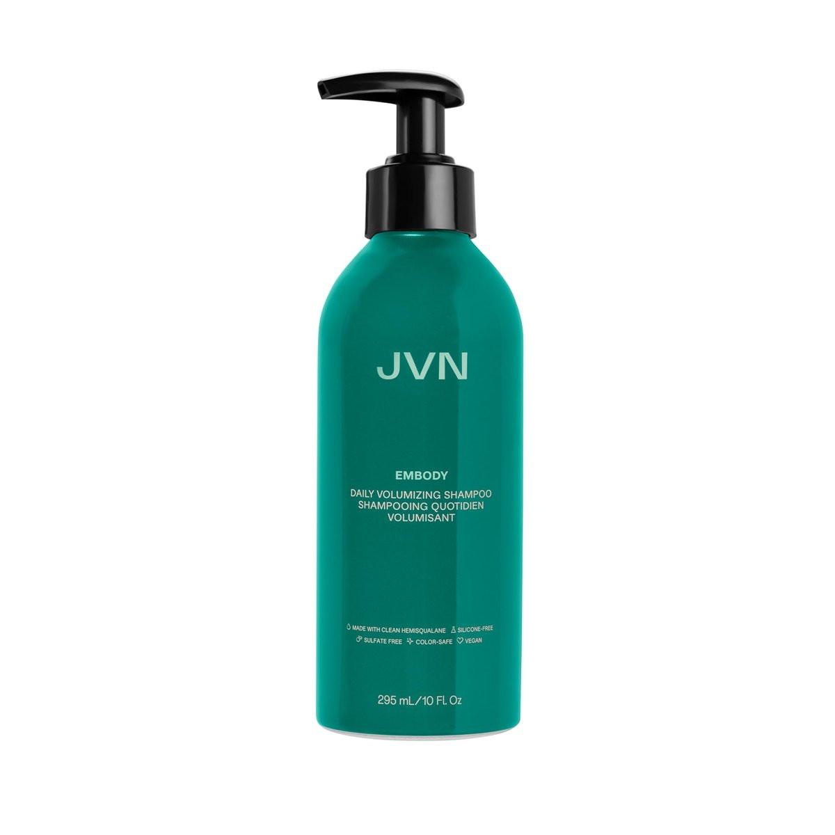 JVN Embody Volumizing Shampoo 10 Fl Oz – Farbloses, klärendes Shampoo gegen Rückstände, für mehr Fülle, Feuchtigkeit und Glanz – Für Frauen und Männer, silikon- und sulfatfrei