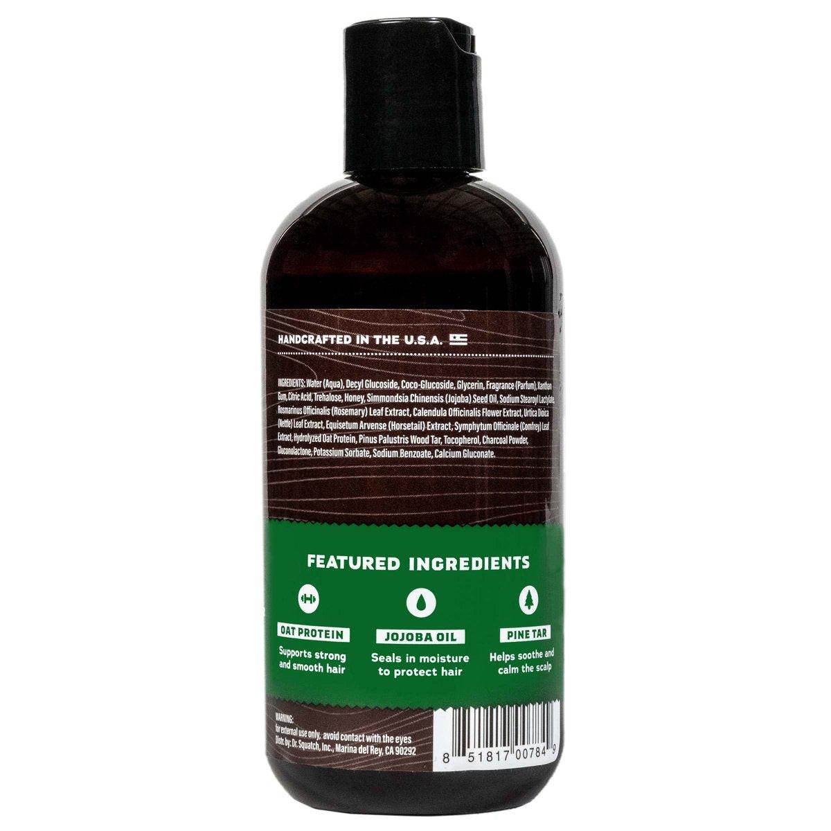 Dr. Squatch SHAMPOO PINE TAR – Natürliches Kieferteer-Shampoo für Männer