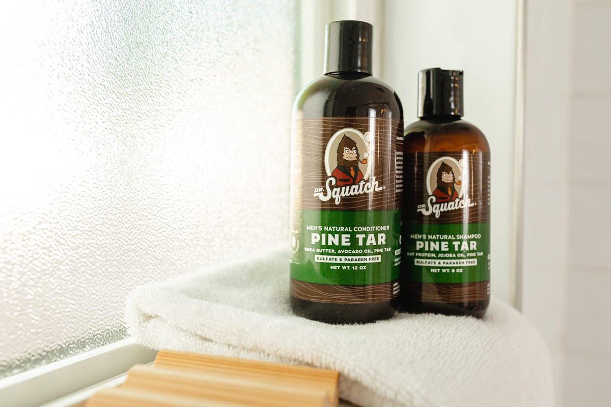 Dr. Squatch SHAMPOO PINE TAR – Natürliches Kieferteer-Shampoo für Männer