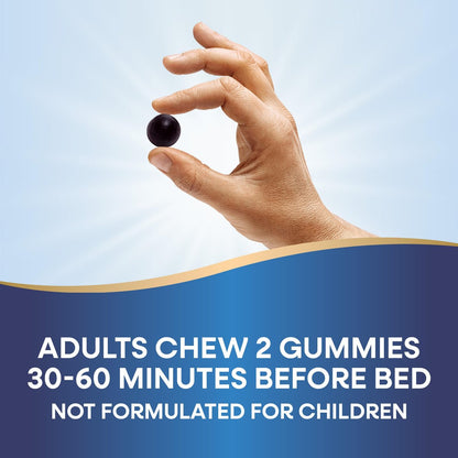 Nature's Way Sleep Well Gummis mit Melatonin, Magnesium und Ashwagandha – Schlafunterstützung für Erwachsene*, Beerengeschmack, 90 Gummis