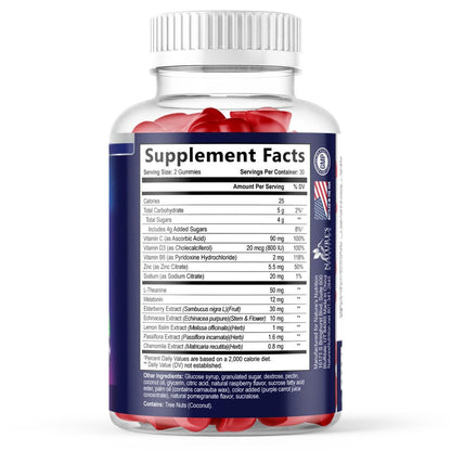 Nature's Nutrition Schlafgummis mit Melatonin 12 mg pro Portion - Extra starke Schlafvitamingummis, natürliche Melamingummis, gelegentliche Schlafunterstützung für Erwachsene, vegan, Gomitas para Dormir - 60 Gummis