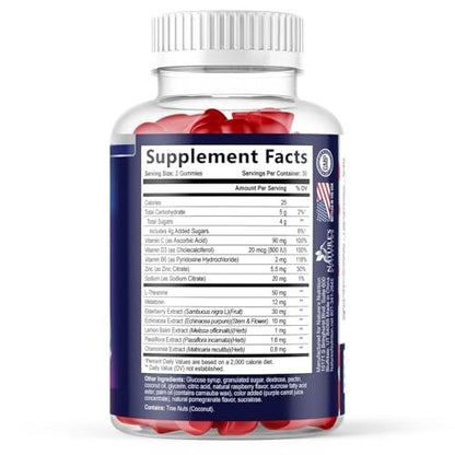 Nature's Nutrition Schlafgummis mit Melatonin 12 mg pro Portion - Extra starke Schlafvitamingummis, natürliche Melamingummis, gelegentliche Schlafunterstützung für Erwachsene, vegan, Gomitas para Dormir - 60 Gummis