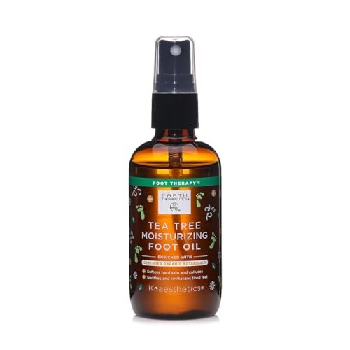 Earth Therapeutics Teebaumöl Fußöl Feuchtigkeitsspendend (100 ml)