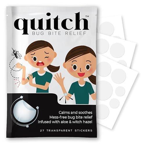 quitch Mückenstich-Pflaster für Kinder – Juckreizlinderung ohne Creme, 27 Stück