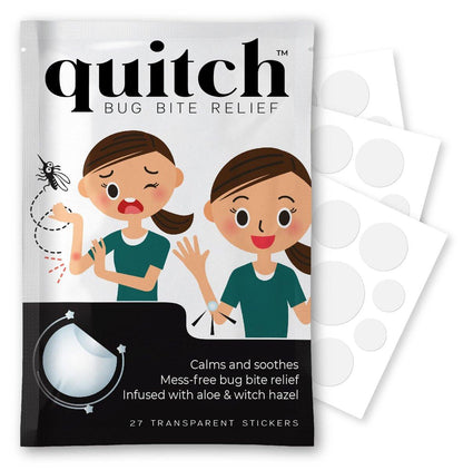 quitch Mückenstich-Pflaster für Kinder – Juckreizlinderung ohne Creme, 27 Stück