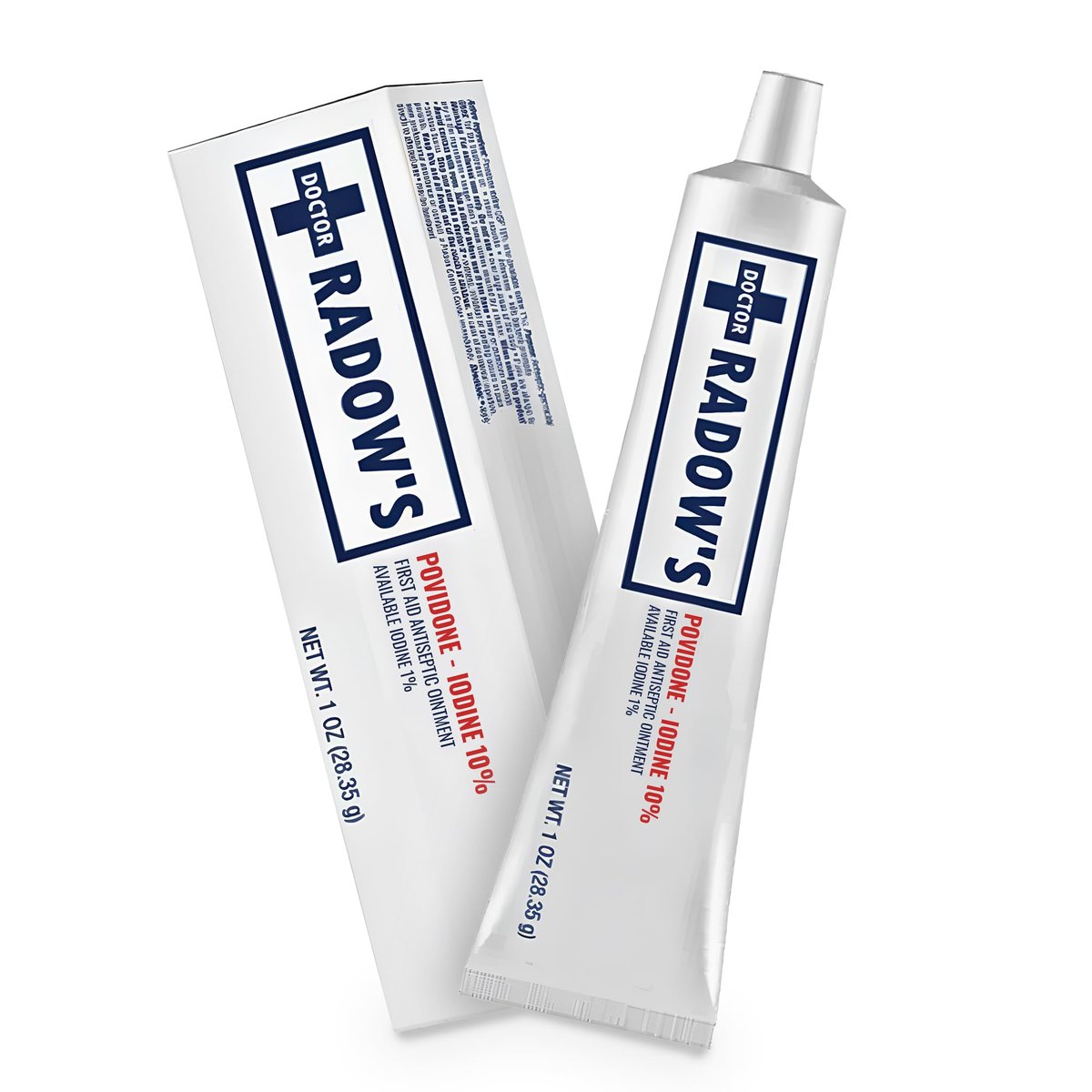 Doctor Radow’s Povidon-Iod Antiseptische Salbe – 10% Povidon-Iod, ohne Antibiotika, für Wunden, Verbrennungen, Schnitte & mehr, fördert schnellere Heilung, für den Haus- und Medizingebrauch, 28,35 g (1 Unze)