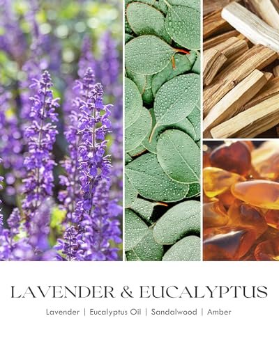 AOOVOO Lavendel-Duftkerzen für Frauen – Aromatherapie-Kerze mit Kristallen im Inneren, 10 oz Sojakerze für Zuhause, Geburtstagsgeschenk Muttertag Kerze für Frauen Mama