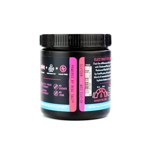 REDMOND Re-Lyte Elektrolyt-Mischgetränk, gemischte Beeren, 30 Portionen, 6,88 oz Glas