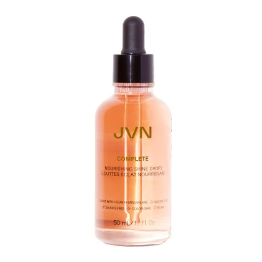 JVN Complete Nourishing Shine Drops, 1,7 Fl Oz – Haaröl für Glanz und Stärke, Anti-Frizz, für Frauen und Männer, silikonfrei